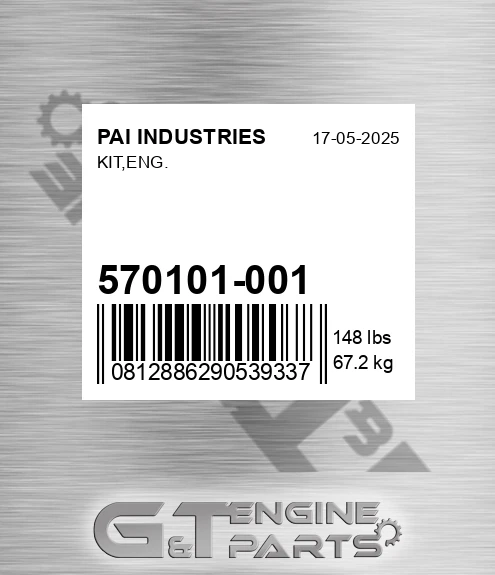 570101-001 Kit,eng.
