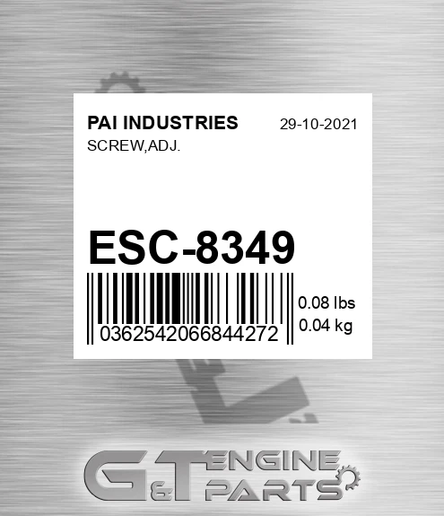 ESC-8349 Screw,adj.