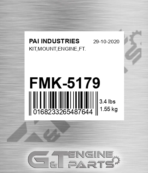 FMK-5179 Kit,mount,engine,ft.
