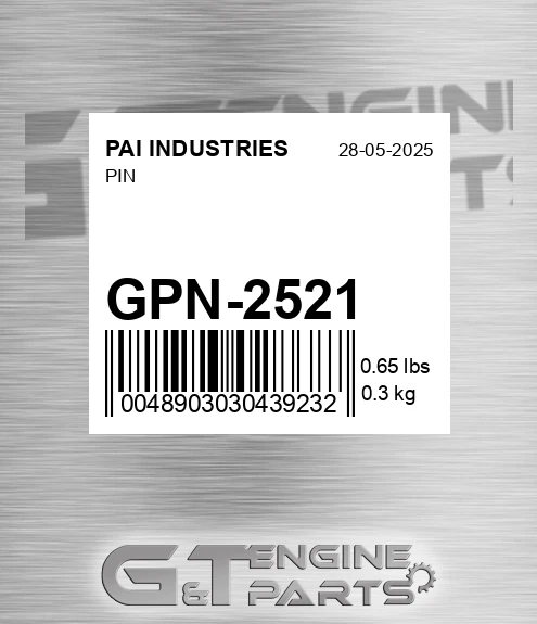 GPN-2521 Pin