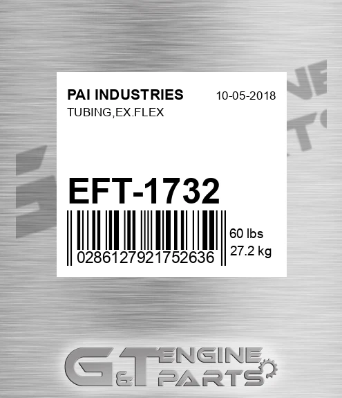 EFT-1732 Tubing,ex.flex