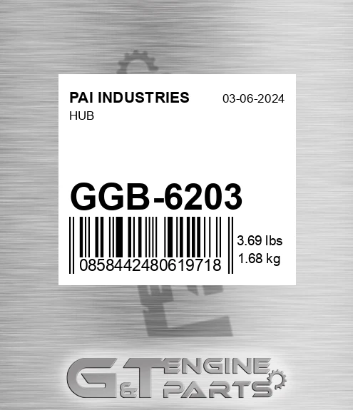GGB-6203 Hub