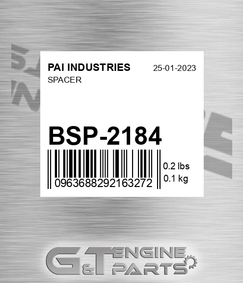 BSP-2184 Spacer