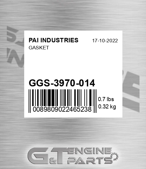 GGS-3970-014 Gasket