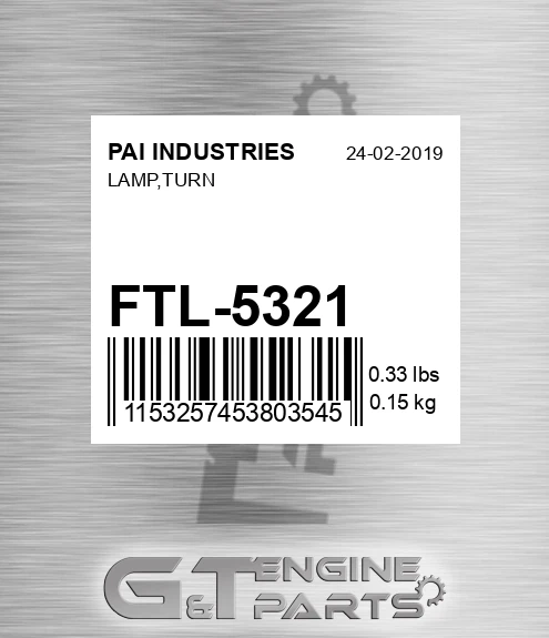 FTL-5321 Lamp,turn
