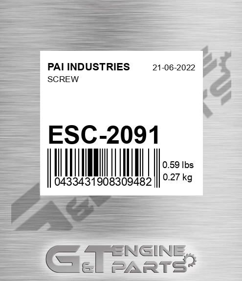 ESC-2091 Screw