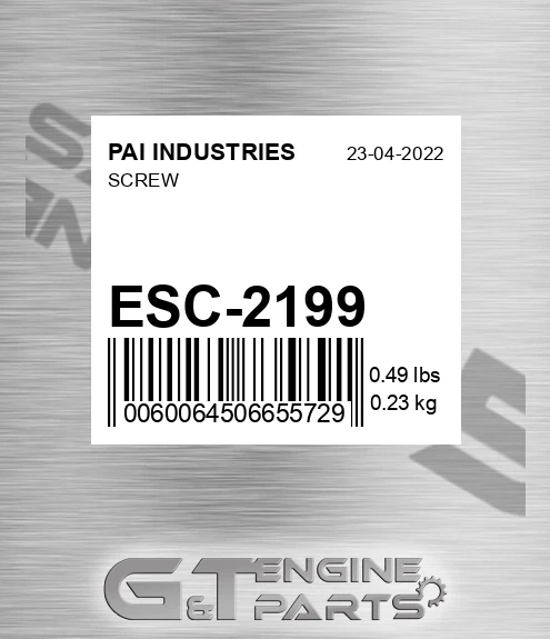 ESC-2199 Screw