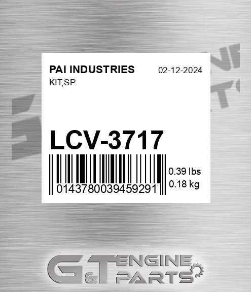LCV-3717 Kit,sp.