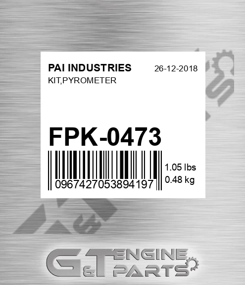 FPK-0473 Kit,pyrometer