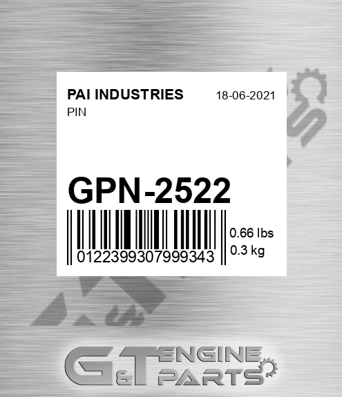 GPN-2522 Pin