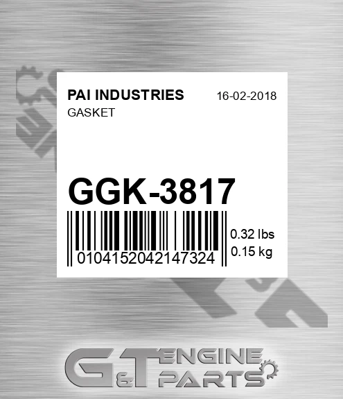 GGK-3817 Gasket