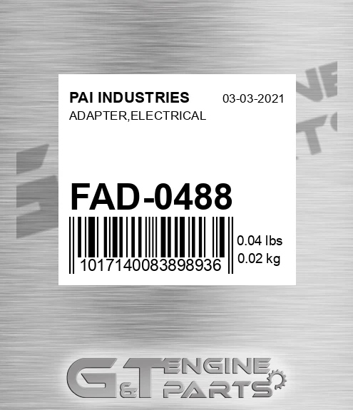 FAD-0488 Adapter,electrical