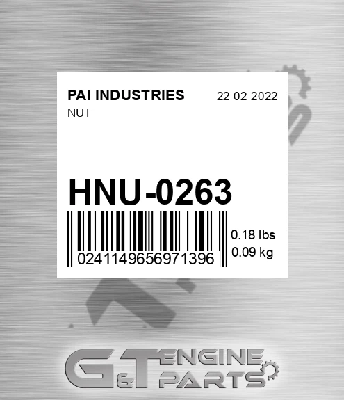 HNU-0263 Nut