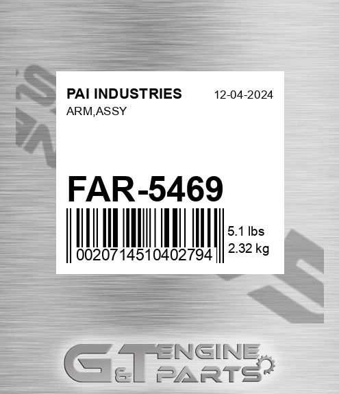 FAR-5469 Arm,assy