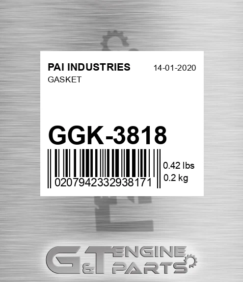 GGK-3818 Gasket