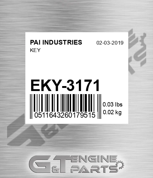 EKY-3171 Key