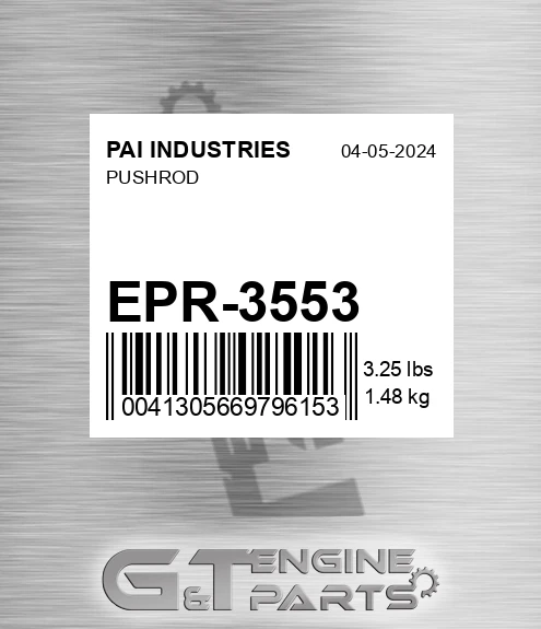 EPR-3553 Pushrod