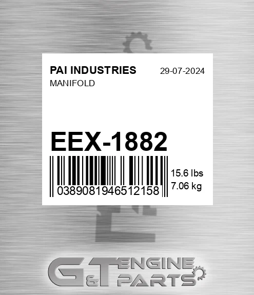 EEX-1882 Manifold