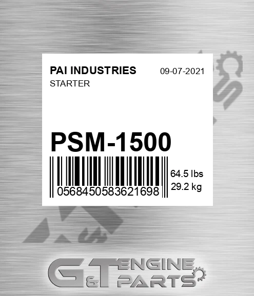 PSM-1500 Starter