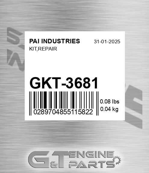 GKT-3681 Kit,repair