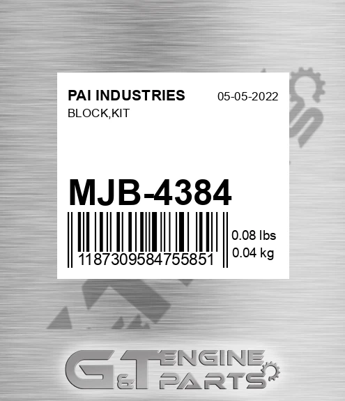 MJB-4384 Block,kit