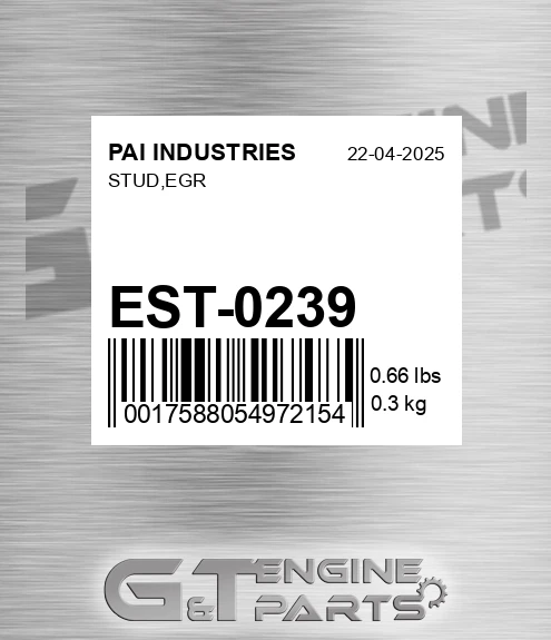 EST-0239 Stud,egr