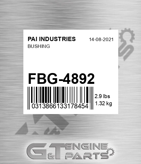 FBG-4892 Bushing