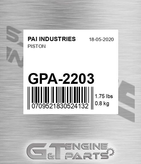 GPA-2203 Piston