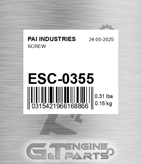 ESC-0355 Screw