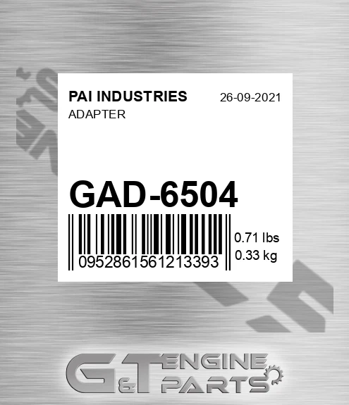 GAD-6504 Adapter