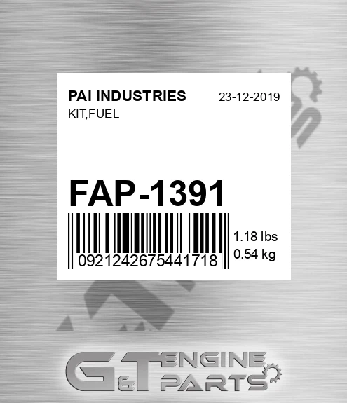 FAP-1391 Kit,fuel