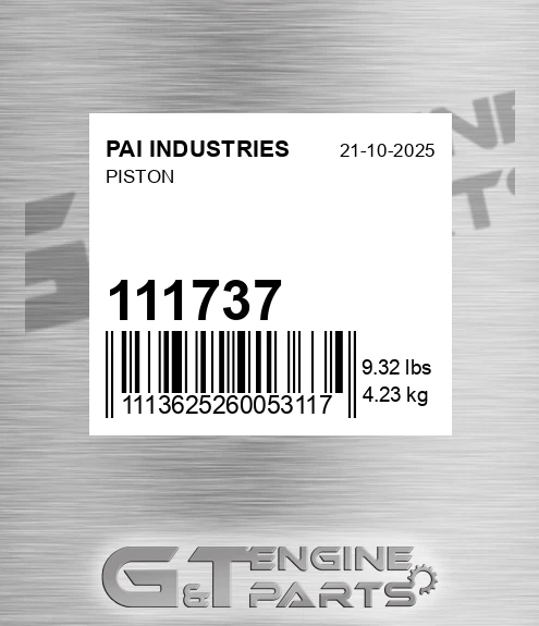 111737 Piston