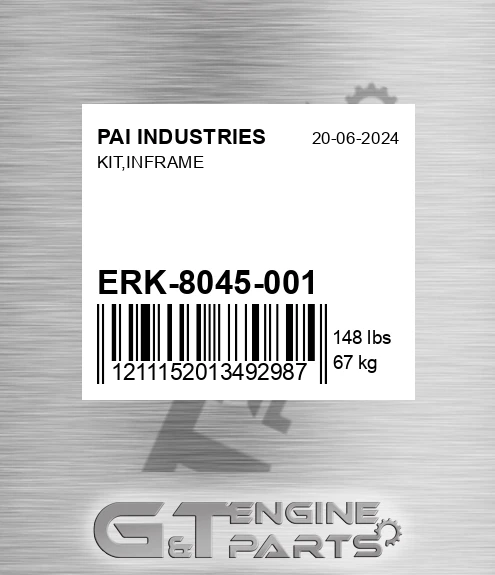 ERK-8045-001 Kit,inframe for PAI INDUSTRIES