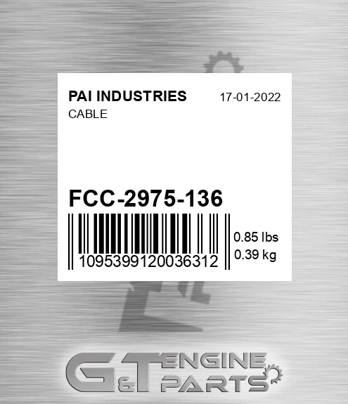 FCC-2975-136 Cable