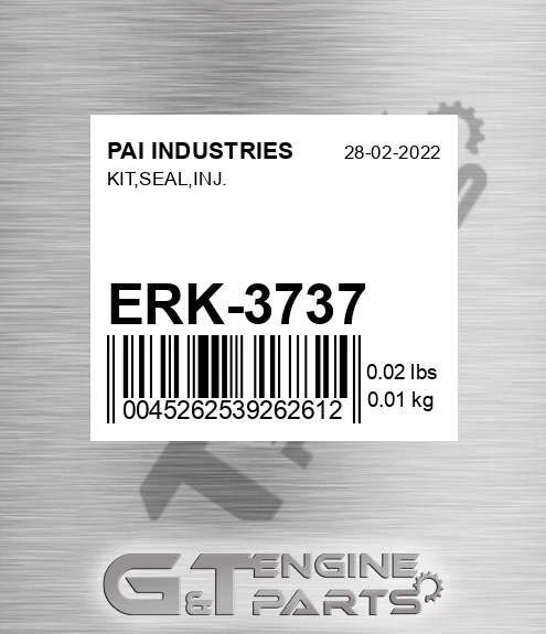 ERK-3737 Kit,seal,inj.
