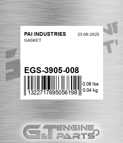 EGS-3905-008 Gasket