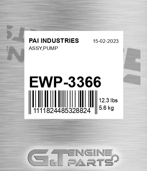 EWP-3366 Assy,pump