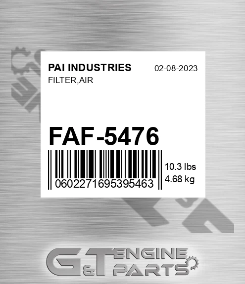 FAF-5476 Filter,air