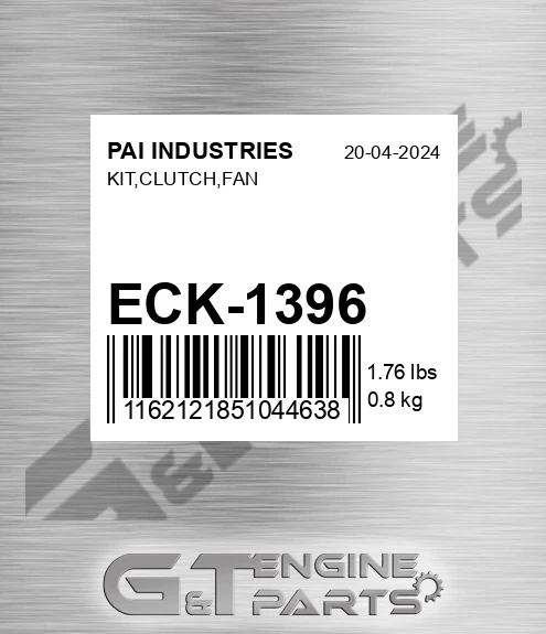 ECK-1396 Kit,clutch,fan