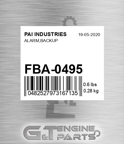 FBA-0495 Alarm,backup