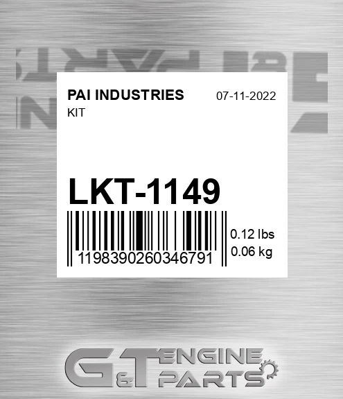 LKT-1149 Kit for PAI INDUSTRIES