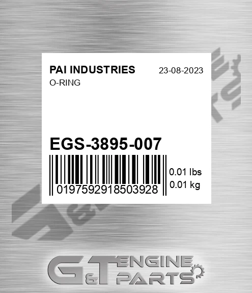 EGS-3895-007 O-ring