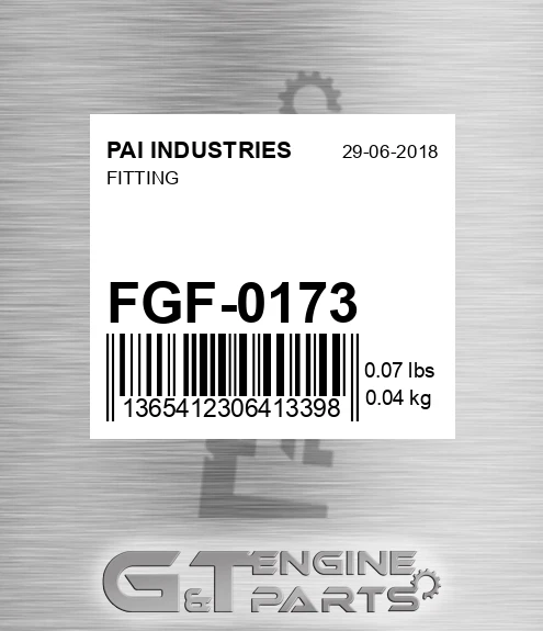 FGF-0173 Fitting