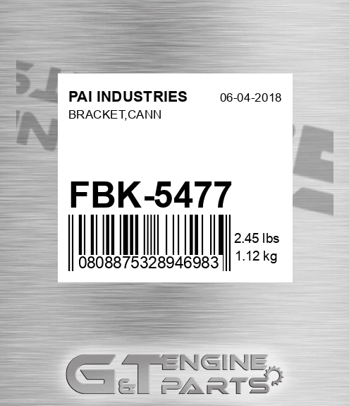 FBK-5477 Bracket,cann