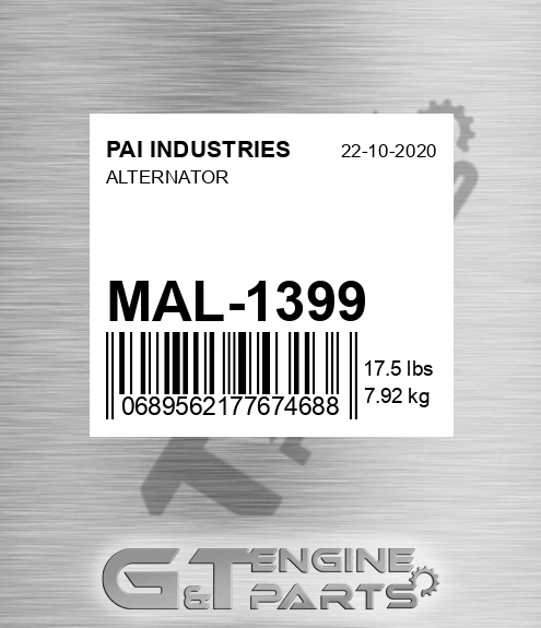 MAL-1399 Alternator