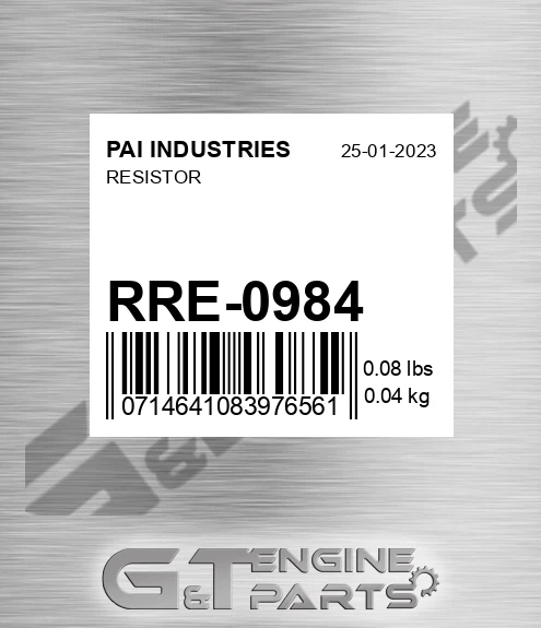 RRE-0984 Resistor