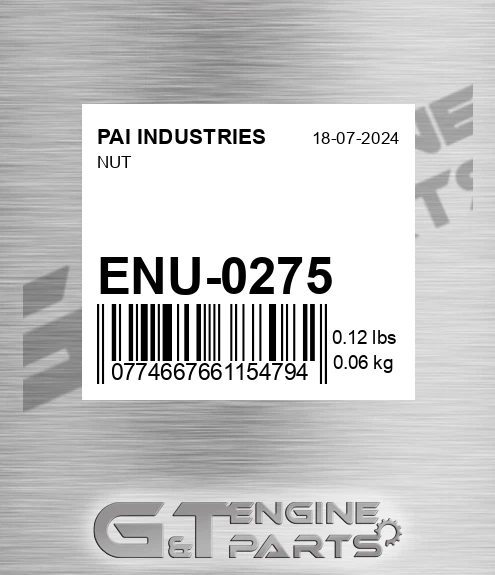 ENU-0275 Nut