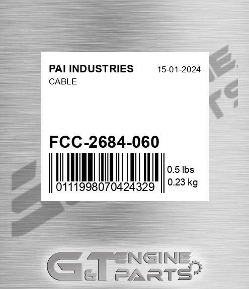 FCC-2684-060 Cable