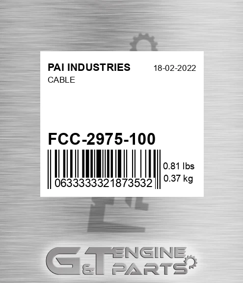 FCC-2975-100 Cable