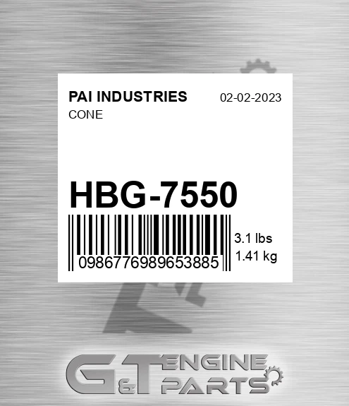 HBG-7550 Cone
